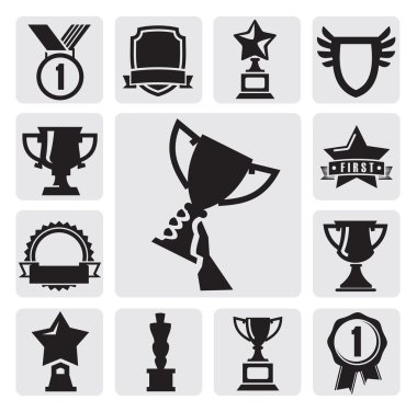 Trophy and awards clipart