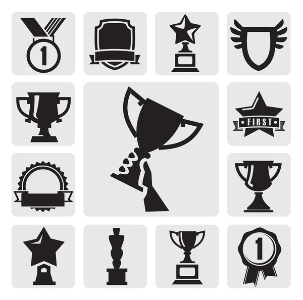 Trophy and awards — Stock Vector