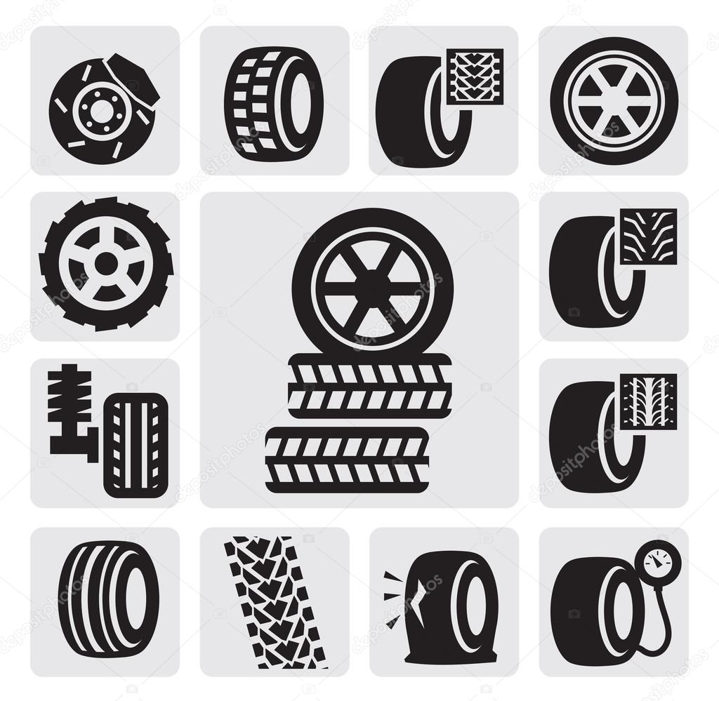 Tire icons