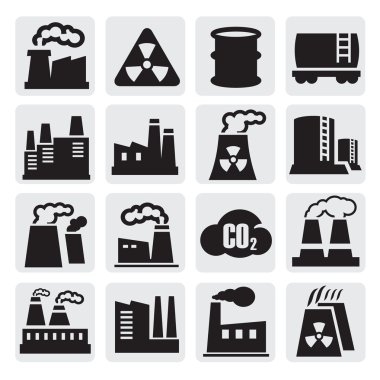 factory icons set