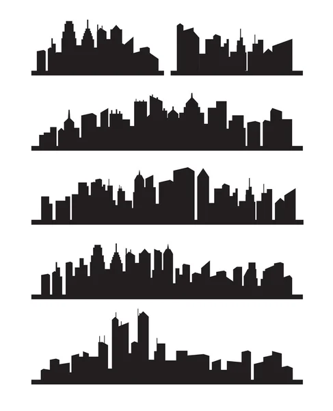 Iconos de la gran ciudad — Vector de stock