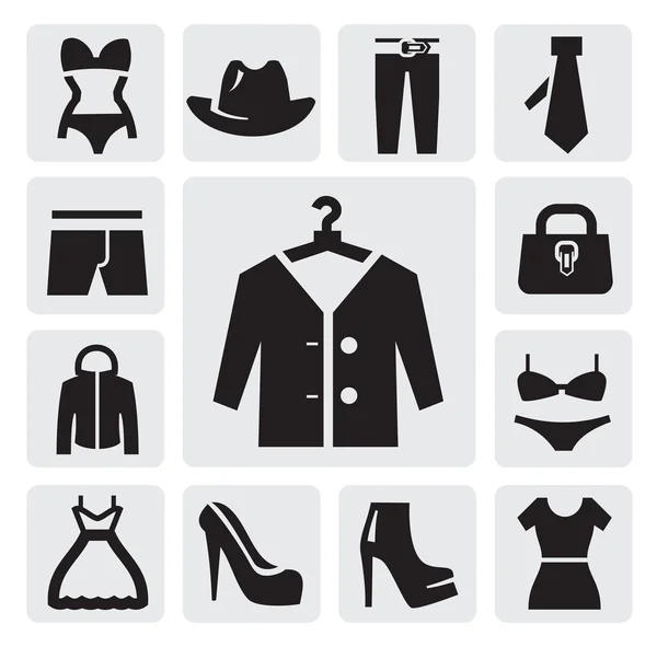 Kleding pictogram — Stockvector