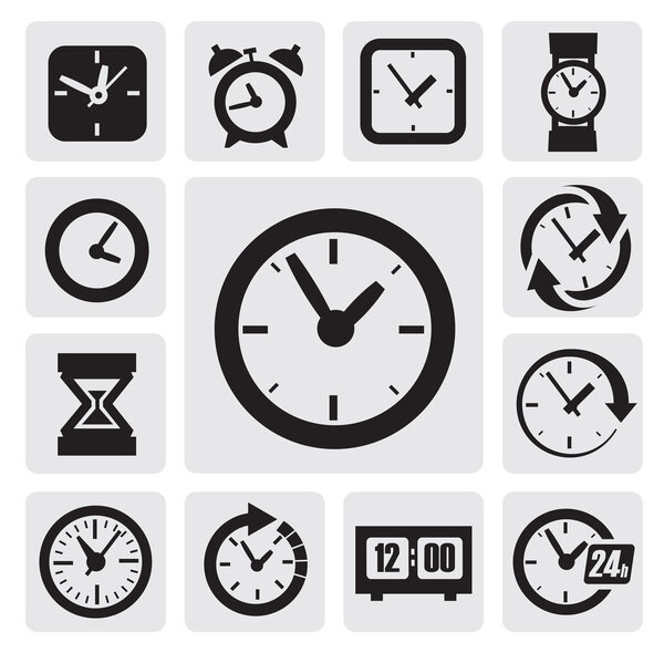 Иконки часов
