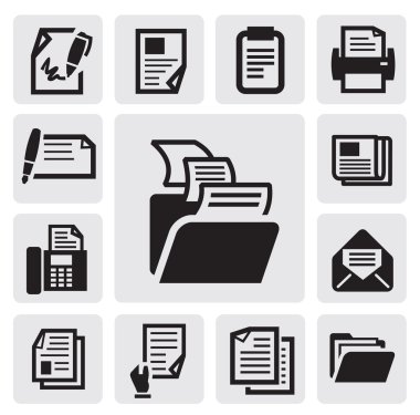 Document icon clipart