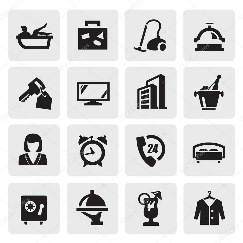 Hotel icons