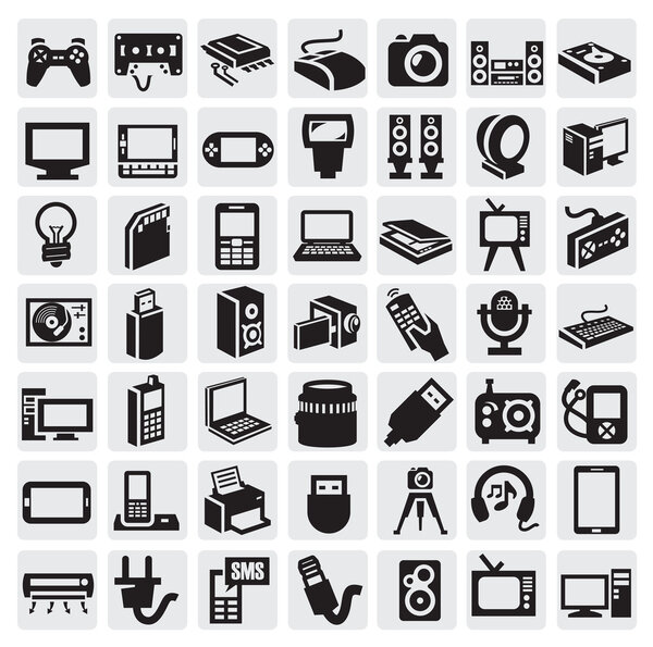 Electronic devices icons