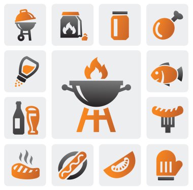 Barbekü simgeler
