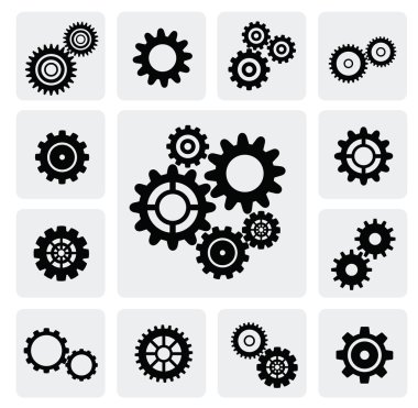 tandwiel mechanisme pictogram