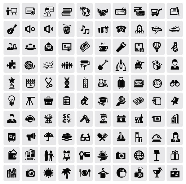 100 web icons