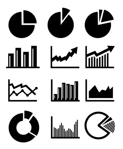Charts and graphs — Stock Vector
