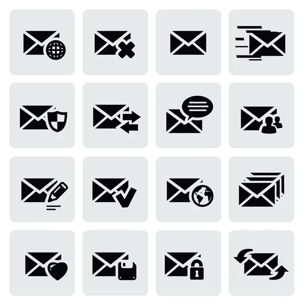 Email icons — Stock Vector