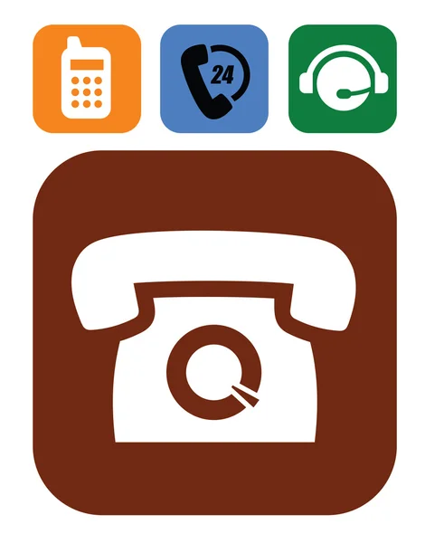 Phone icons — Stock Vector