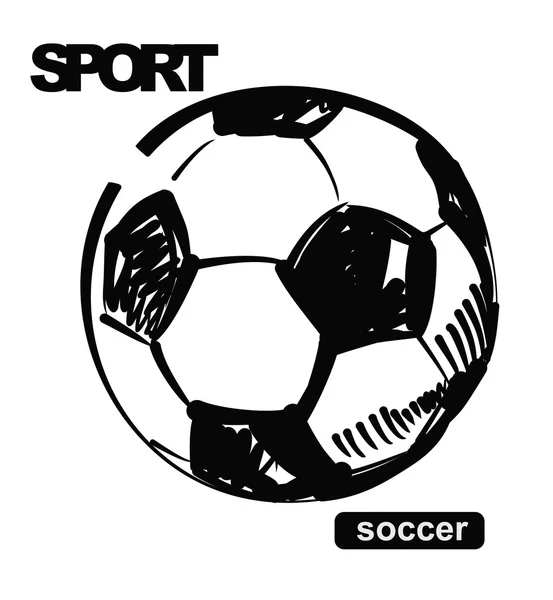 Balón de fútbol — Archivo Imágenes Vectoriales