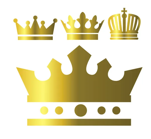 Crown icons — Stock Vector