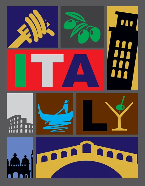 Vector Italy — Stock Vector