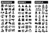 obchod, peníze a ikona