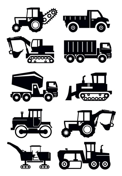 Transporte de construcción — Vector de stock