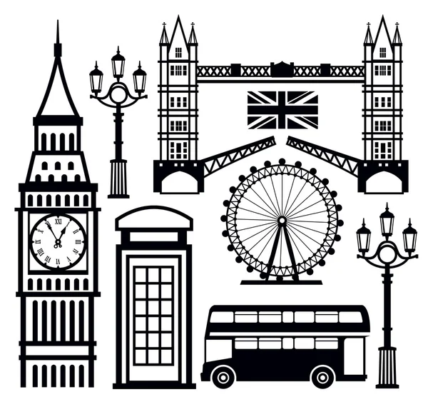 Londen pictogram — Stockvector