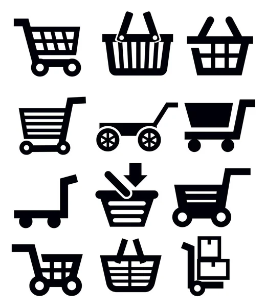 Carrito de compras — Vector de stock