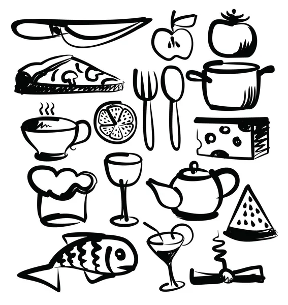 Icono de cocina — Vector de stock