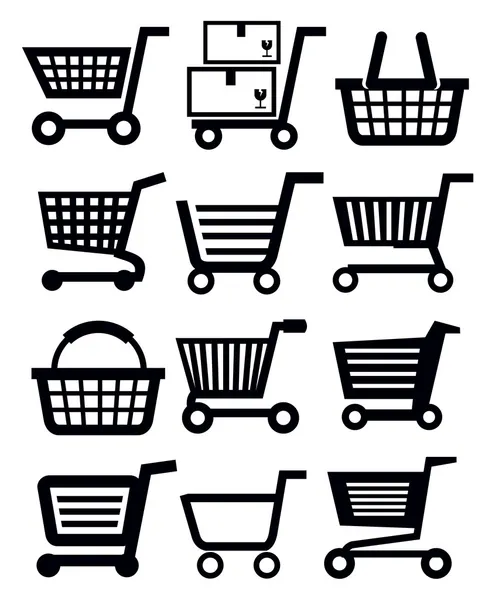 Carrito de compras — Vector de stock