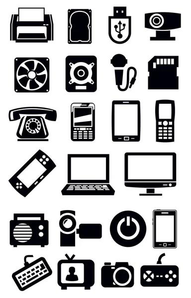 Icono de dispositivos electrónicos — Vector de stock