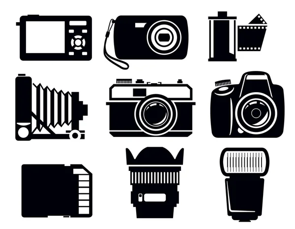 Photo icons — Stock Vector