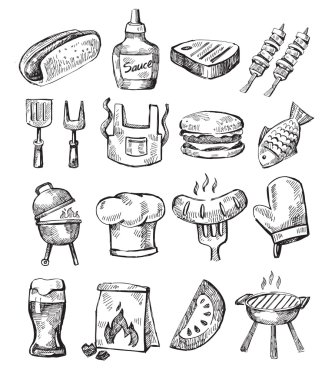 el çizmek Barbekü