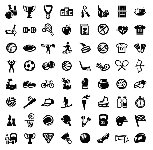 Sport pictogrammen — Stockvector