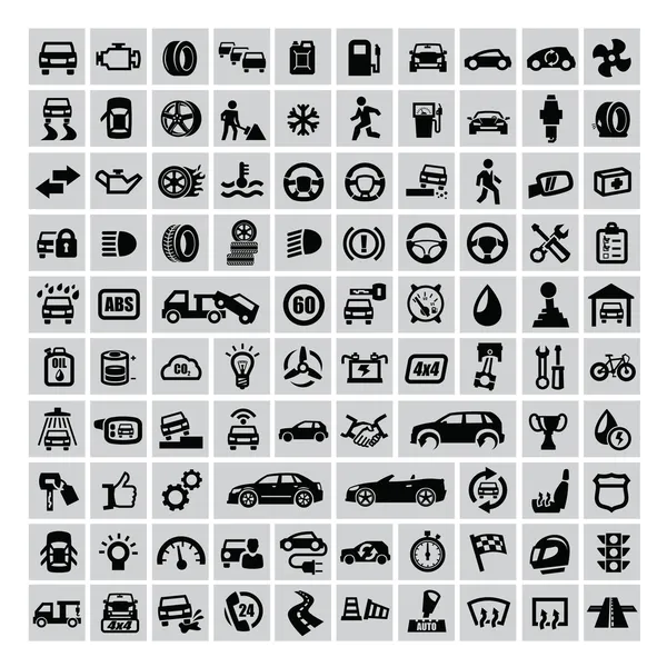 Iconos automáticos — Vector de stock