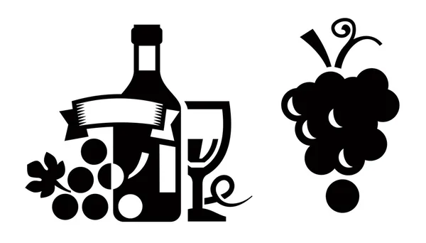 Wine icon — Stock Vector