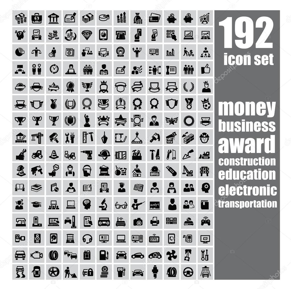 Web icon set