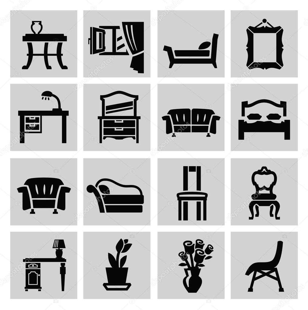 Furniture icon Stock Vector Image by ©bioraven 32538973