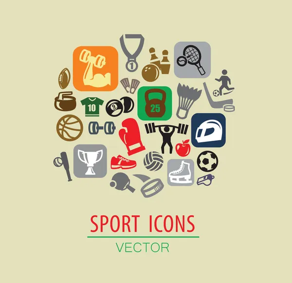 Icono del deporte — Vector de stock