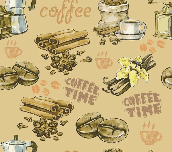 Café vectorial — Vector de stock