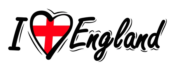 I Love Angleterre vecteur — Image vectorielle