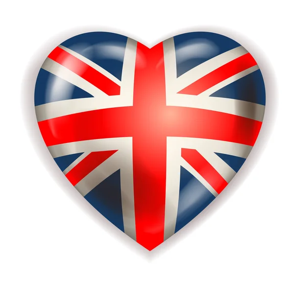 I Love Grande-Bretagne vecteur — Image vectorielle