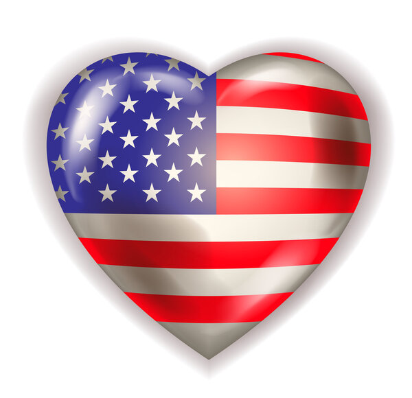 I Love USA vector