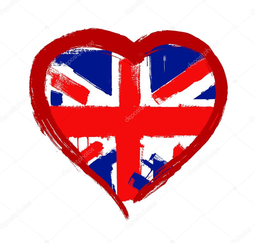 I Love Britain vector