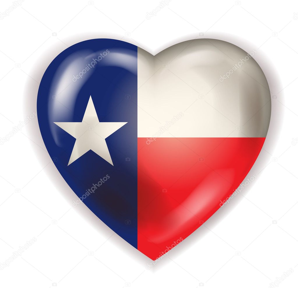 I Love Texas vector