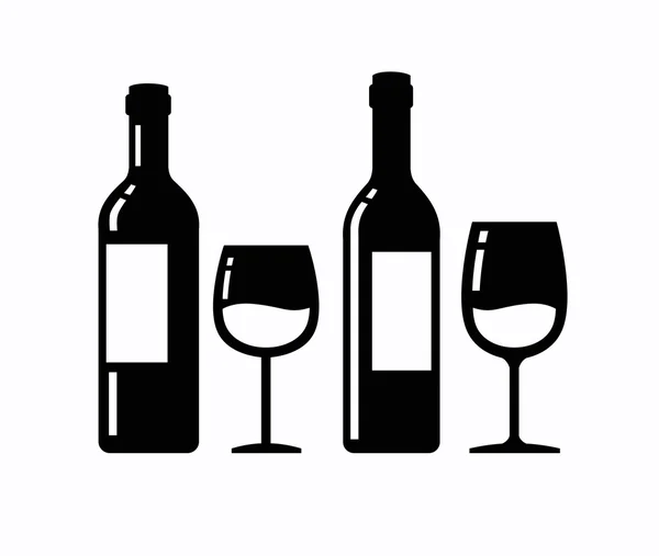 Wine icons — Stock Vector