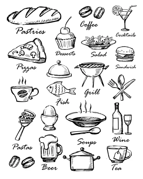 Icônes de menu — Image vectorielle