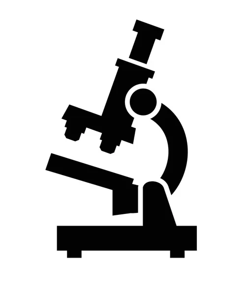 Icona del microscopio — Vettoriale Stock