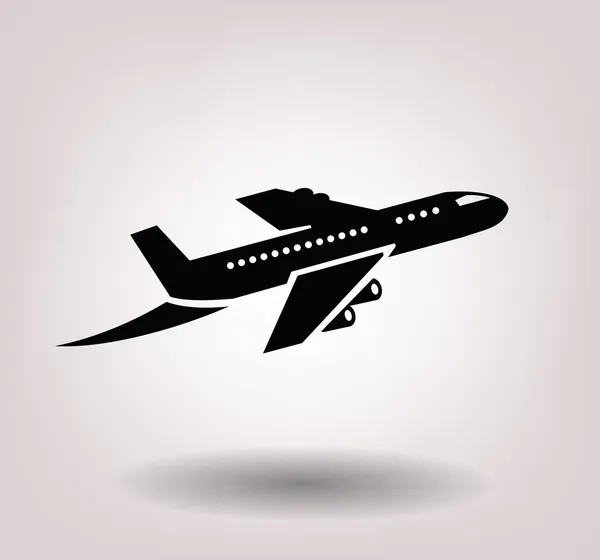 Icône avion — Image vectorielle