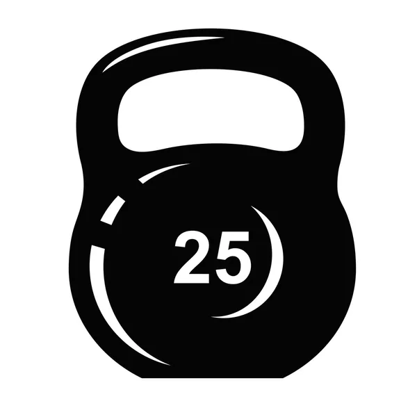 Kettlebell pictogram — Stockvector