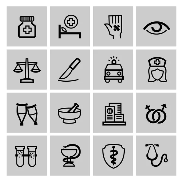 Iconos de Medicine & Heath Care — Archivo Imágenes Vectoriales