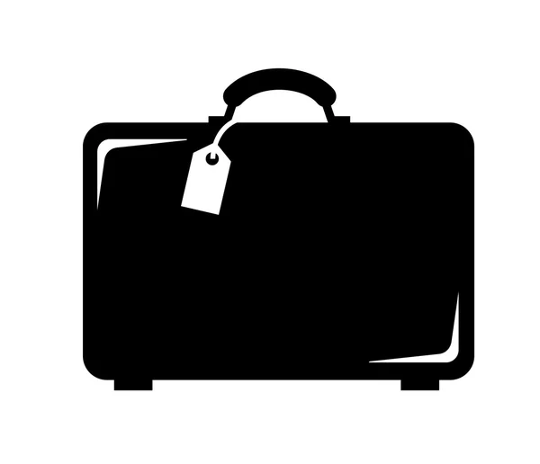 Koffer pictogram — Stockvector