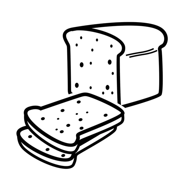Somun ekmek — Stok Vektör