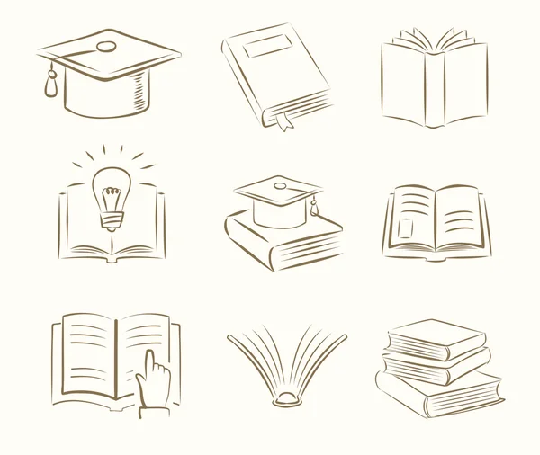 Icono del libro — Vector de stock