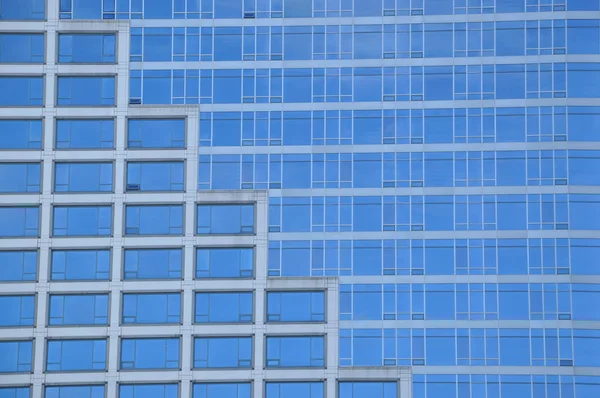 Blue business building window — Stock Photo, Image